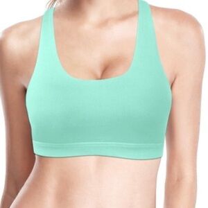 NWT Sports Bra Halter Straps Mint Green